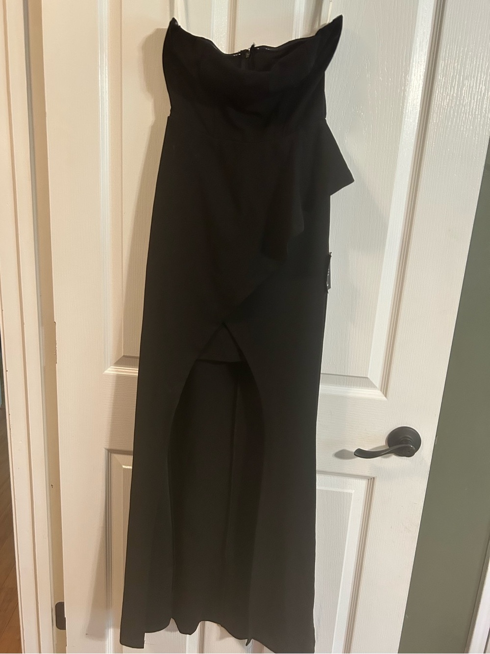 Lulus black strapless dress